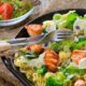 PowerSlim recepten - Romige pasta met zalm, broccoli en prei